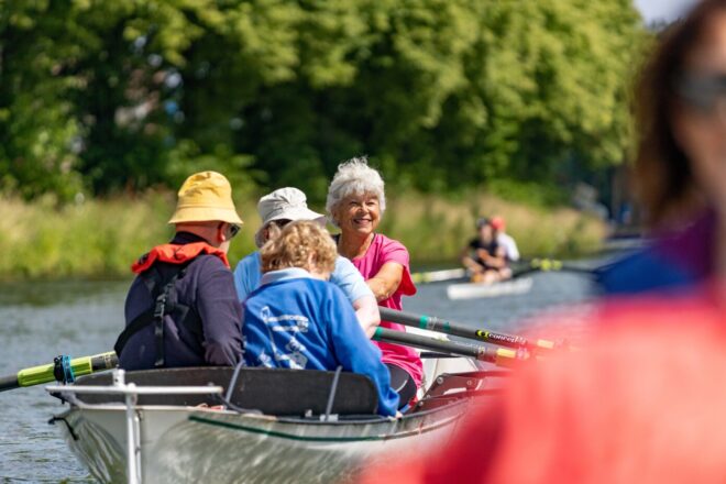 De recreatieve roeier