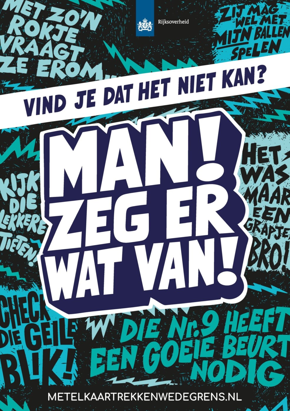 Man, zeg er wat van! poster
