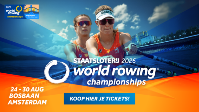 Scoor je tickets voor de Staatsloterij World Rowing Championships 2026
