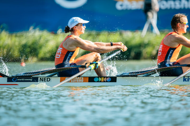 Eerste WK dag zit erop: sterke start voor TeamNL Roeien