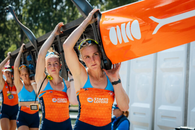 TeamNL Roeien foutloos door tweede dag WK in Amsterdam