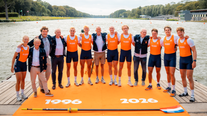 De KNRB en Staatsloterij brengen twee generaties Holland Acht samen op de Bosbaan