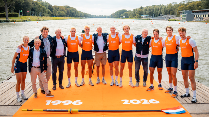 De KNRB en Staatsloterij brengen twee generaties Holland Acht samen op de Bosbaan