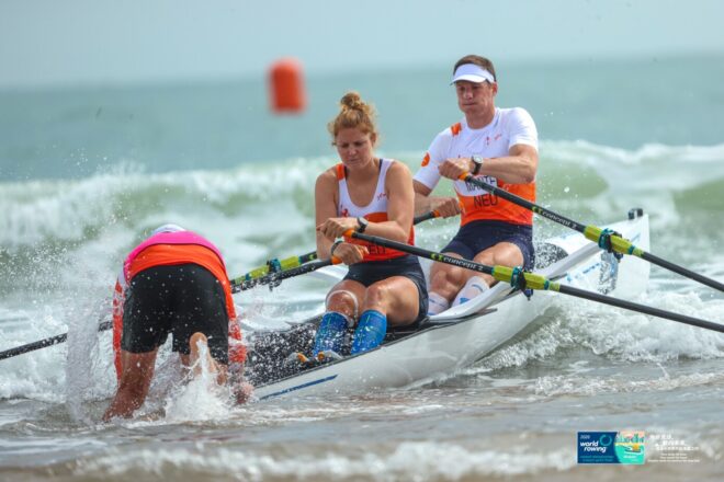 Mixed Dubbeltwee bij beste acht op WK Beach Sprint in China